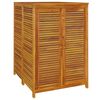 vidaXL F&ouml;rvaringsl&aring;da f&ouml;r tr&auml;dg&aring;rd 70x87x104 cm massivt akaciatr&auml;