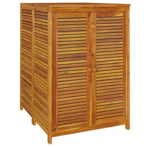 vidaXL F&ouml;rvaringsl&aring;da f&ouml;r tr&auml;dg&aring;rd 70x87x104 cm massivt akaciatr&auml;
