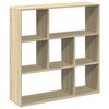 vidaXL Bokhylla/Rumsavdelare sonoma-ek 102x29x103,5 cm konstruerat tr&auml;