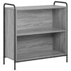 vidaXL Boksk&aring;p 80 x 33 x 80 cm Konstruerat tr&auml; Gr&aring; Sonoma