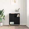 vidaXL Sideboard Svart ek 35 x 60 x 70 cm Konstruerat tr&auml;