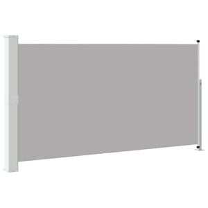 vidaXL Inf&auml;llbar sidomarkis f&ouml;r uteplats 160 x 300 cm gr&aring;
