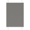 vidaXL Plisserad persienn antracit 85x100cm tyg bredd 84,4cm polyester