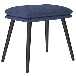 vidaXL Fotpall bl&aring; 45x29,5x35 cm tyg