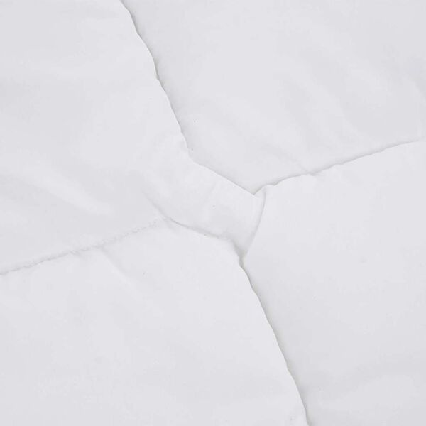 vidaXL Madrasskydd vit 90x220 cm