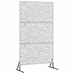 vidaXL Avsk&auml;rmningssk&auml;rm 100 x 50 x 180 cm Galvaniserat st&aring;l Silver