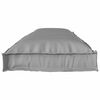 vidaXL Pallkuddset 2 pcs Grå 150 x 40 x 8 cm Oxford tyg