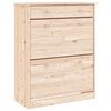 vidaXL Skosk&aring;p ALTA 77x35x96 cm massiv furu