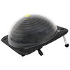 vidaXL Soldriven poolv&auml;rmare 75x75x36 cm HDPE aluminium