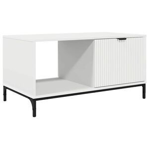 vidaXL Kaffeebord Vit 90 x 49 x 46 cm Konstruerat tr&auml;