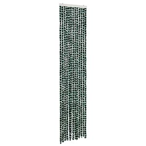 vidaXL Insektsdraperi gr&ouml;n och vit 56x185 cm chenille