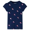 T-shirt f&ouml;r barn marinbl&aring; 128