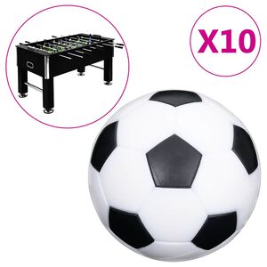 vidaXL Fotbollar f&ouml;r fotbollsbord 10 st 32 mm ABS