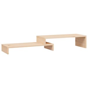 vidaXL Sk&auml;rmst&auml;ll (52-101)x22x14 cm massiv furu