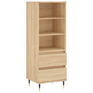 vidaXL H&ouml;gsk&aring;p sonoma-ek 40x36x110 cm konstruerat tr&auml;