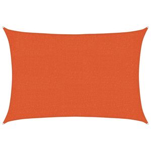 vidaXL Solsegel 160 g/m&sup2; orange 2x2,5 m HDPE