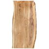 vidaXL Bordsskiva massivt akaciatr&auml; 118x(50-60)x2,5 cm