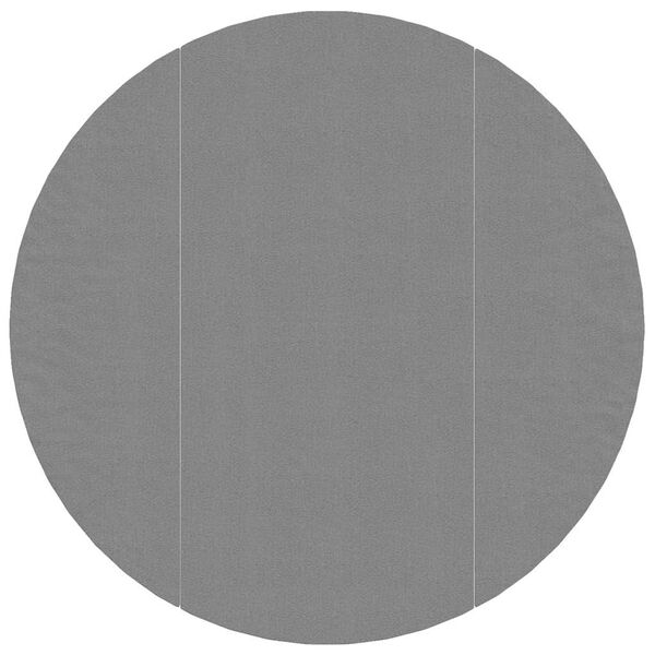 vidaXL Bottenmatta ljusgr&aring; &Oslash;306 cm polyester geotextil