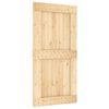 vidaXL D&ouml;rr NARVIK 100 x 210 cm Massiv furutr&auml;d&ouml;rr (obehandlad)