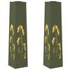 vidaXL Solar LED Stig Ljus 2 st Varmvit 18 x 18 x 80 cm