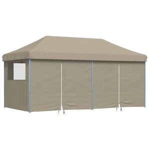 vidaXL Partyt&auml;lt Pop-up 580 x 292 x 315 cm Taupe Oxford Tyg