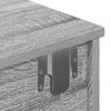 vidaXL Vägghylla med lådor grå sonoma 100x37,5x19 cm konstruerat trä