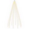 vidaXL Julgransbelysning 210 LED-lampor Varmvit 210 cm