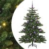 vidaXL Plast Hingad Julgran Gr&ouml;n 150 cm PVC och st&aring;l