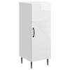 vidaXL Sideboard Vit h&ouml;gglans 33 x 34,5 x 89,5 cm Konstruerat tr&auml;