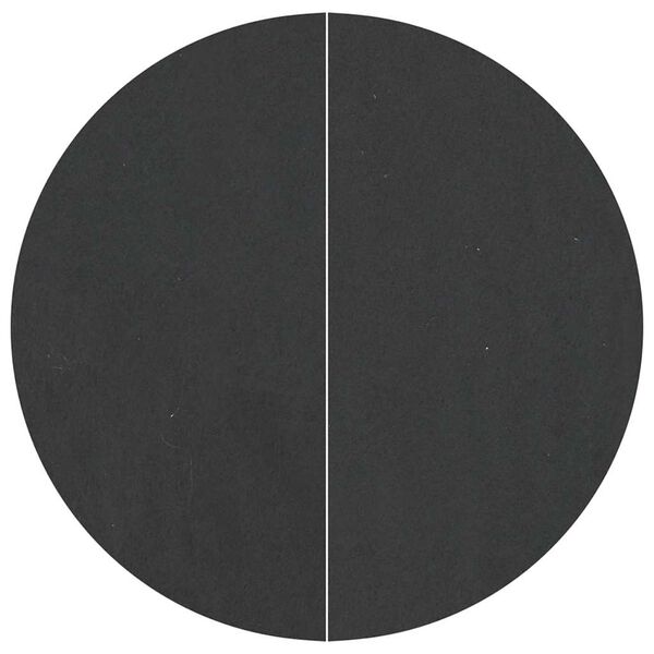 vidaXL Bottenmatta f&ouml;r pool Svart &Oslash; 244 cm Syntetiskt tyg