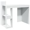 vidaXL Skrivbord vit 103,5x56,5x94 cm konstruerat tr&auml;