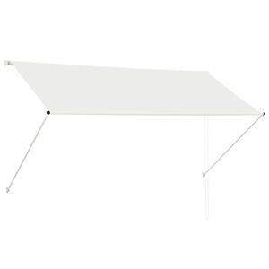 vidaXL Markis 250x150 cm gr&auml;ddvit