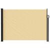 vidaXL Utf&auml;llbar sidomarkis Sand 500 x 160 cm Polyester