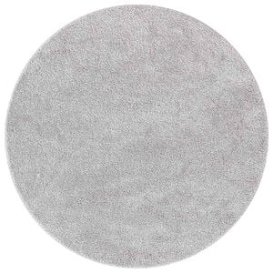 vidaXL Anti-glid Shaggy Matta Gr&aring; 90 x 90 cm PP