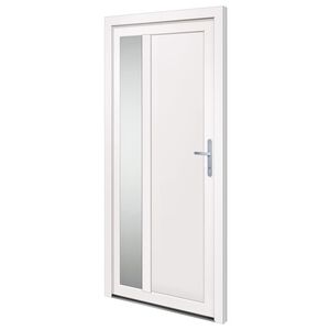 vidaXL Ytterd&ouml;rr vit 98x200 cm PVC