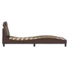 vidaXL Bed Frame "Viana" without Mattress Brown 90x200 cm Faux Leather