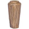 vidaXL Dekorativ vas 40x80 cm massiv teak