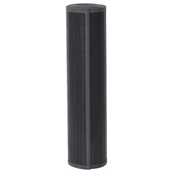 vidaXL Matta rektangul&auml;r gr&aring; 80x500 cm bambu