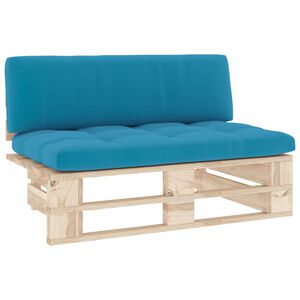 vidaXL Mittensektion till pallsoffa impregnerad furu