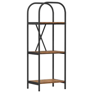 vidaXL Hyllsystem 3 niv&aring;er 40 x 30 x 109 cm Konstruerat tr&auml;