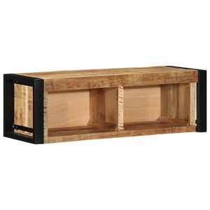 vidaXL Tv-b&auml;nk 80x30x25 cm massivt grovt mangotr&auml;