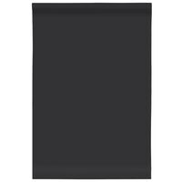 vidaXL Möbeldekal självhäftande matt svart 90x500 cm PVC