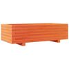 vidaXL Odlingsl&aring;da vaxbrun 90x40x26,5 cm massiv furu