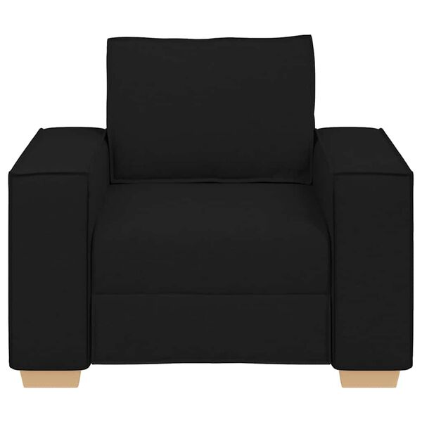 vidaXL Soffa svart 60 cm tyg