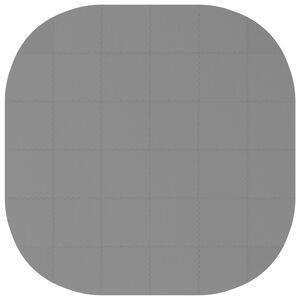 vidaXL Pool grundmatta 36 st &Oslash; 350 cm Rund EVA-skum Gr&aring;