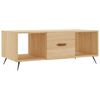 vidaXL Soffbord sonoma-ek 102x50x40 cm konstruerat tr&auml;