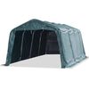 vidaXL Vindskydd f&ouml;r boskap PVC 550 g/m&sup2; 3,3x6,4 m m&ouml;rkgr&ouml;n