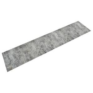 vidaXL K&ouml;ksmatta maskintv&auml;ttbar betong 60x300 cm sammet