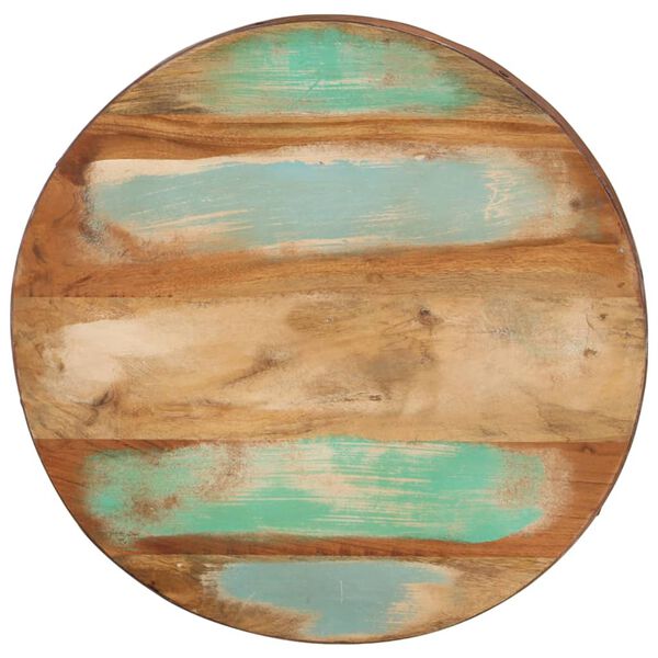 vidaXL Sk&aring;lformade soffbord 2 st cm massivt &aring;tervunnet tr&auml;