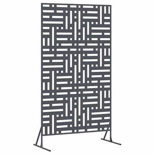 vidaXL Avsk&auml;rmningssk&auml;rm 100 x 50 x 180 cm St&aring;l Antracit